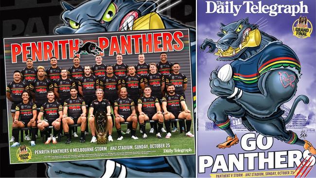 Boo Bailey Penrith Panthers NRL grand final poster.