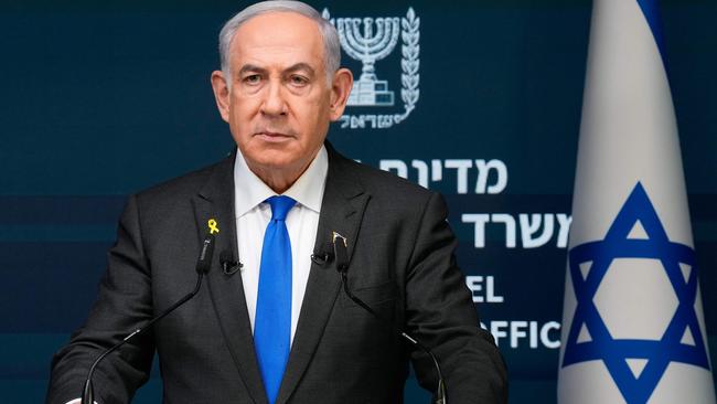 The International Criminal Court called for the arrest of Israeli Prime Minister Benjamin Netanyahu for alleged war crimes committed amid the ongoing Gaza conflict. Picture: AFP