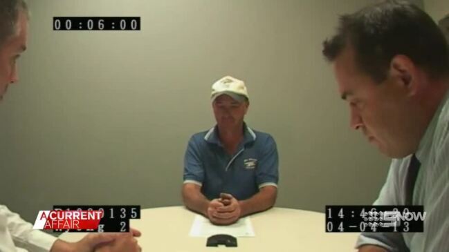 Shocking footage of accused killer's interrogation (ACA)
