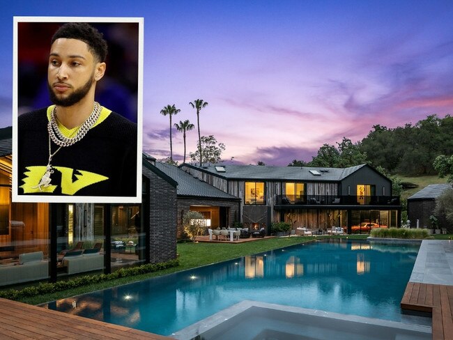 Ben Simmons Hidden Hills home. Picture credit: Christopher Amitrano / CS8 Photo and Nobel Design/ nobel.la