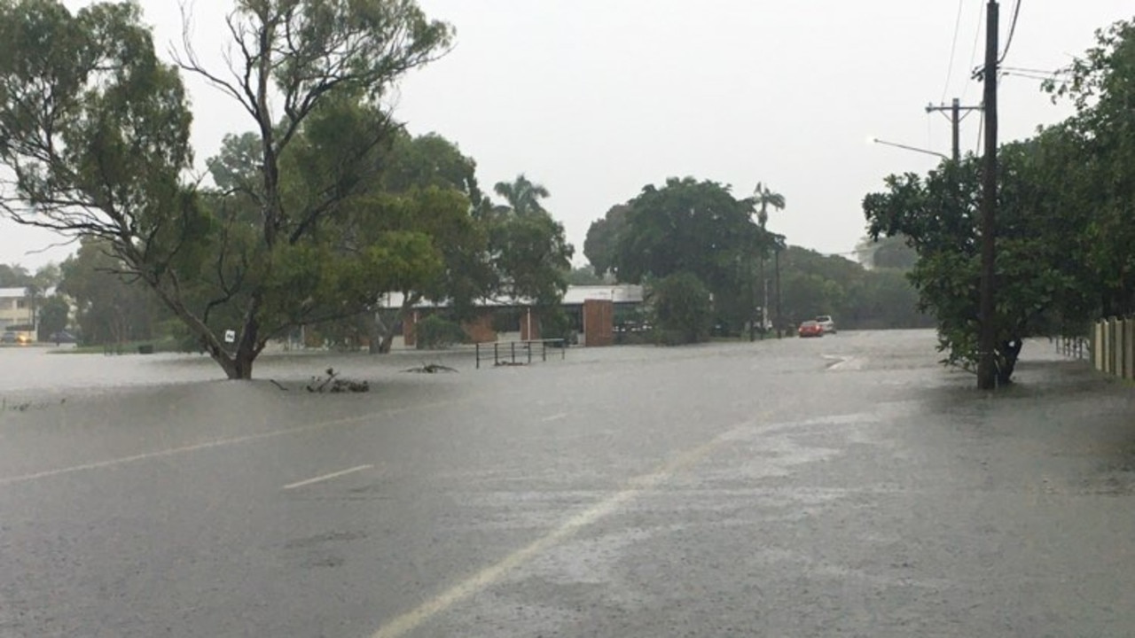 Bayswater Terrace is underwater. Picture: Evan Morgan