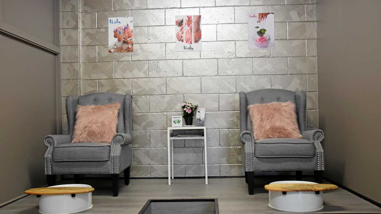 The deluxe pedicure station will make you relax and rest. Picture: Maddelin McCosker