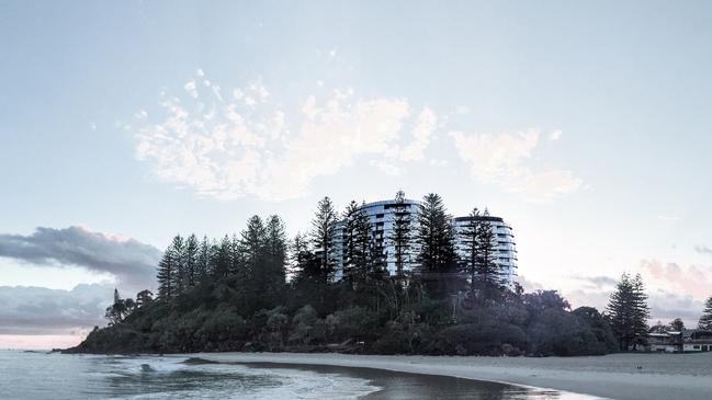 An artist's impression of Sunland's proposed towers at Greenmount. Photo: Supplied