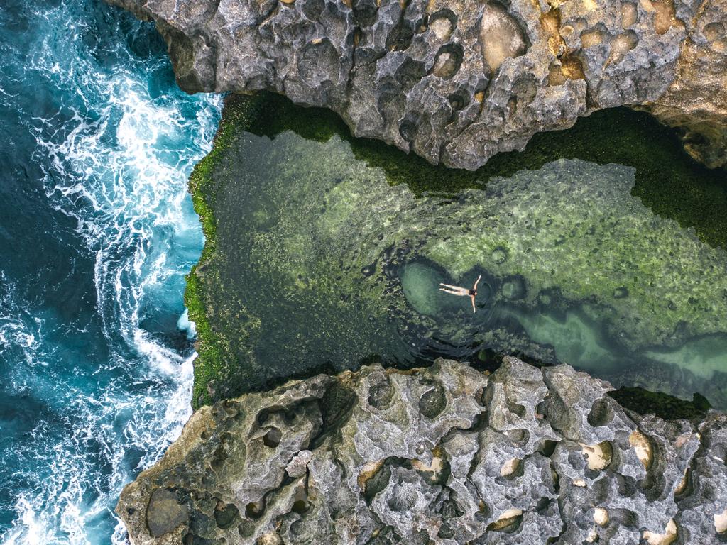 It is still possible to find deserted beaches and solitude in Bali.