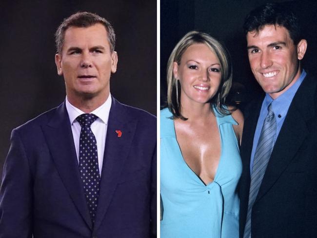 Wayne Carey, Kelli Stevens and Anthony Stevens.