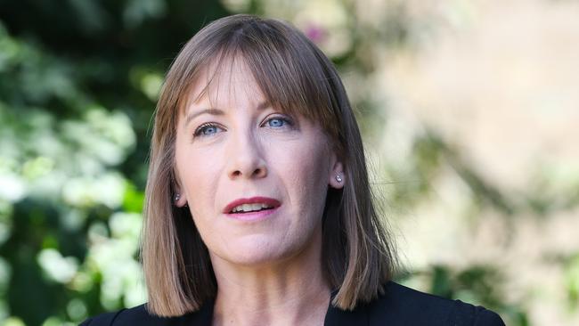 Minister for Transport Jo Haylen said transport fares would need to be almost doubled to pay for the rail union’s wage requests. Picture: NewsWire/ Gaye Gerard