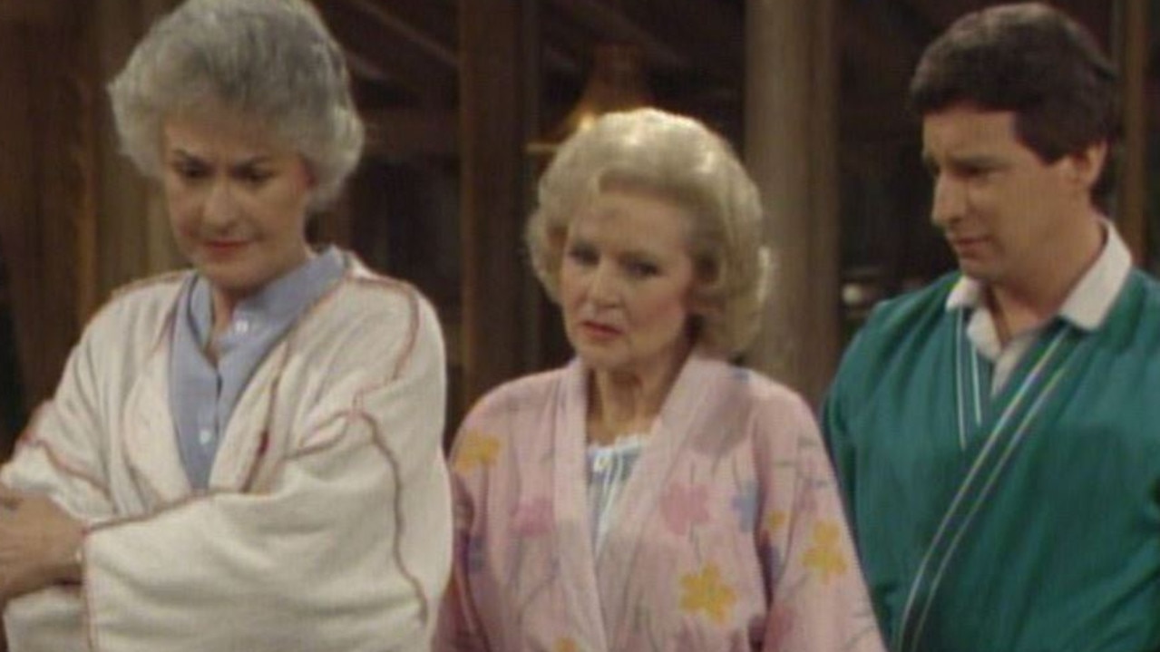 Charles Levin with Bea Arthur and Betty White in Golden Girls. Picture: IMDB