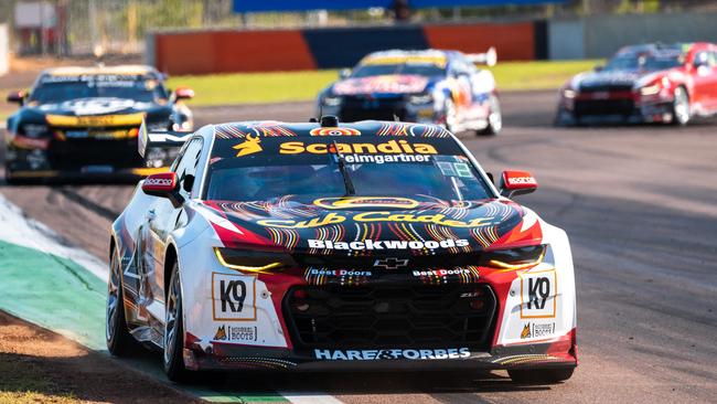 Andre Heimgartner drives his Gen3 #8 R&amp;J Batteries Chevrolet Camaro ZL1 during the Betr Darwin Triple Crown, part of the 2023 Supercars Championship Series at Hidden Valley Raceway on June 18, 2023 in Darwin, Australia. (Photo by Daniel Kalisz/Getty Images)