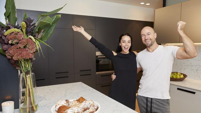 After all of their hard work, Hans and Courtney's kitchen came in last place on Sunday’s episode of <i>The Block</i>. (Pic: Channel 9)