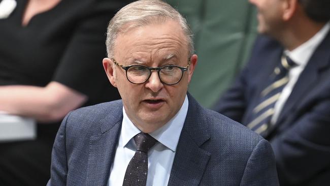 CANBERRA, AUSTRALIA, NewsWire Photos. NOVEMBER 30, 2023: The Prime Minister, Anthony Albanese during Question Time at Parliament House in Canberra. Picture: NCA NewsWire / Martin Ollman