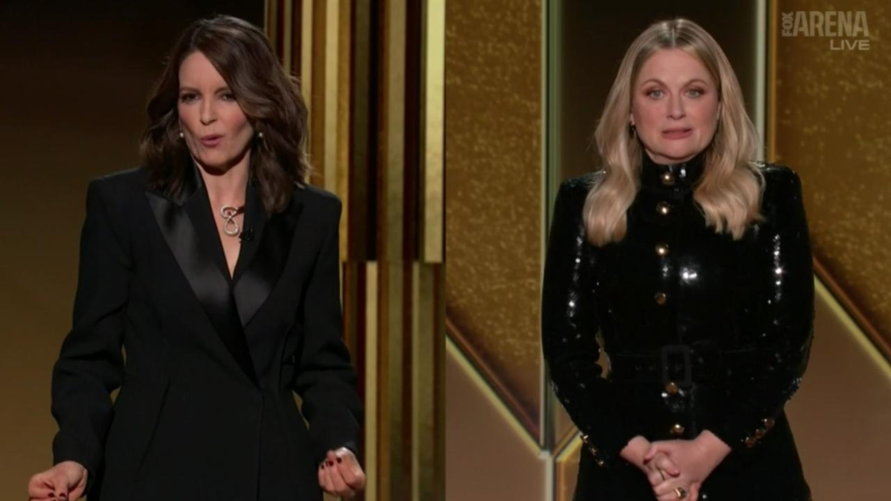 Tina Fey and Amy Poehler hosting the 2021 Golden Globes – the next year, the awards were rested.