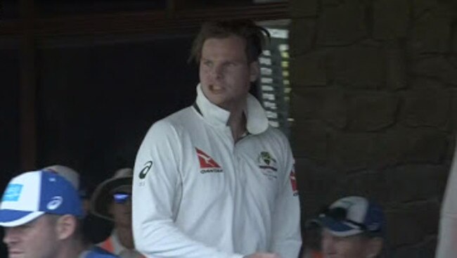 Steve Smith was furious after Murali Vijay grounded a catch.
