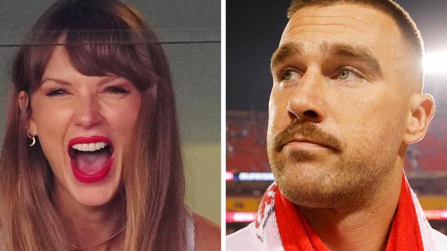 Taylor Swift and her latest love interest.
