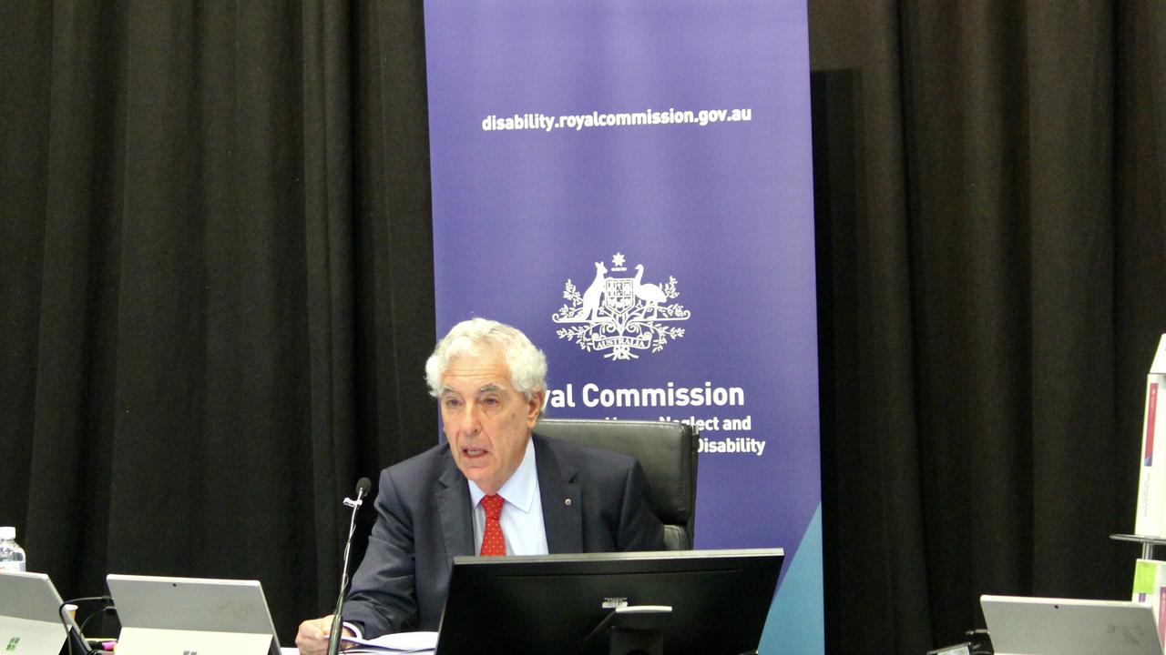 Royal commission chair Ronald Sackville QC spoke of a ‘familiar pattern’ with AFFORD. Picture: Royal Commission into Disability