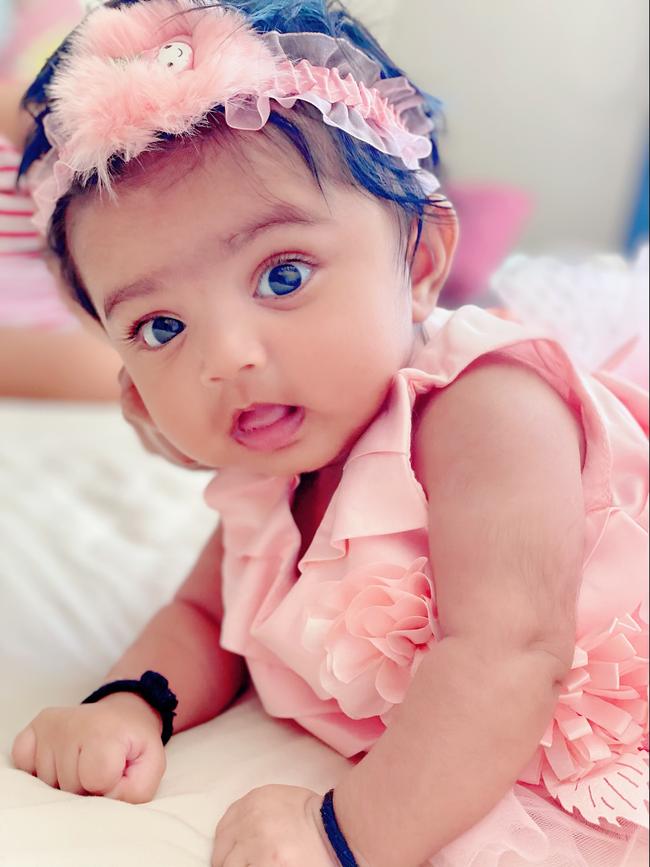 With her big eyes, long eyelashes and long black hair, Arlene Himadri, of Larrakeyah, is the apple of her mother’s eye.“She is my angel who has made me realise how wonderful motherhood is,” mum, Angira says.