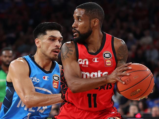 United stopper Shea Ili applied the blowtorch to Bryce Cotton. Picture: Getty Images