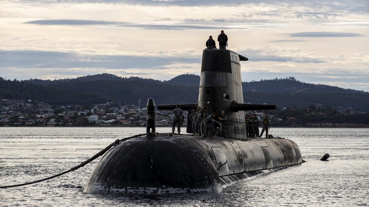 The new submarines will replace the Royal Australian Navy's existing Collins submarine fleet. Picture: LSIS Leo Baumgartner/Australian Defence Force via Getty Images