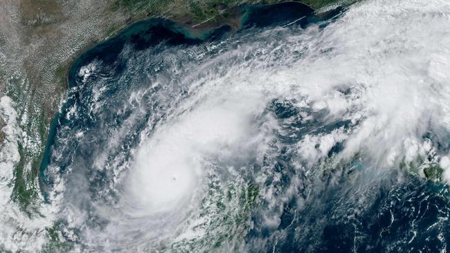 Satellite imagery shows Hurricane Milton churning over the Gulf of Mexico. Picture: AFP.