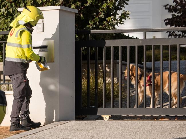 More than 1200 dog-related incidents have occurred nationwide on posties. Picture: Australia Post