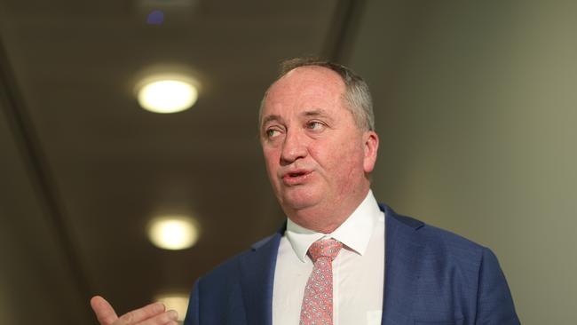 Deputy Prime Minister Barnaby Joyce said the coalition would ‘get on with business’. Picture: NCA NewsWire / Gary Ramage