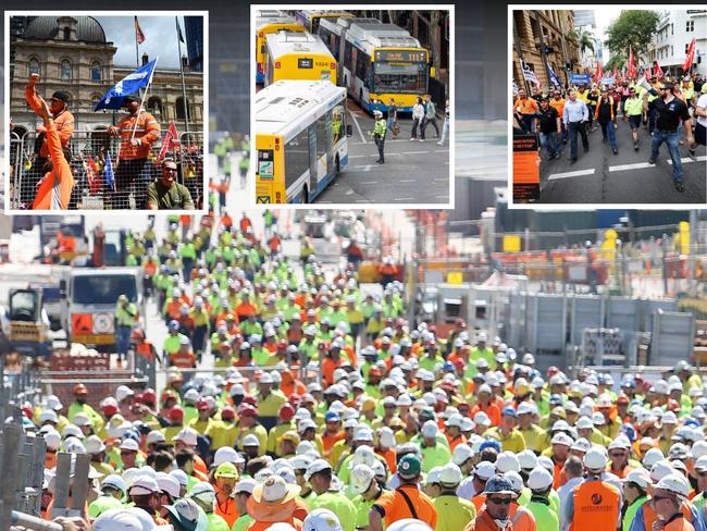 History of the CFMEU in Queensland.