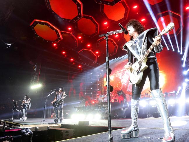 KISS play the Brisbane Entertainment Centre. Picture: Steve Pohlner