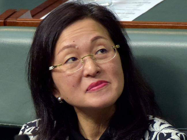 Australia's Liberal backbencher Gladys Liu attends a Question Time session at Parliament House in Canberra on September 12, 2019. - Australian Prime Minister Scott Morrison on September 11 staunchly defended the Hong Kong-born politician who is under mounting pressure over her links to the Chinese Communist Party. (Photo by MARK GRAHAM / AFP)