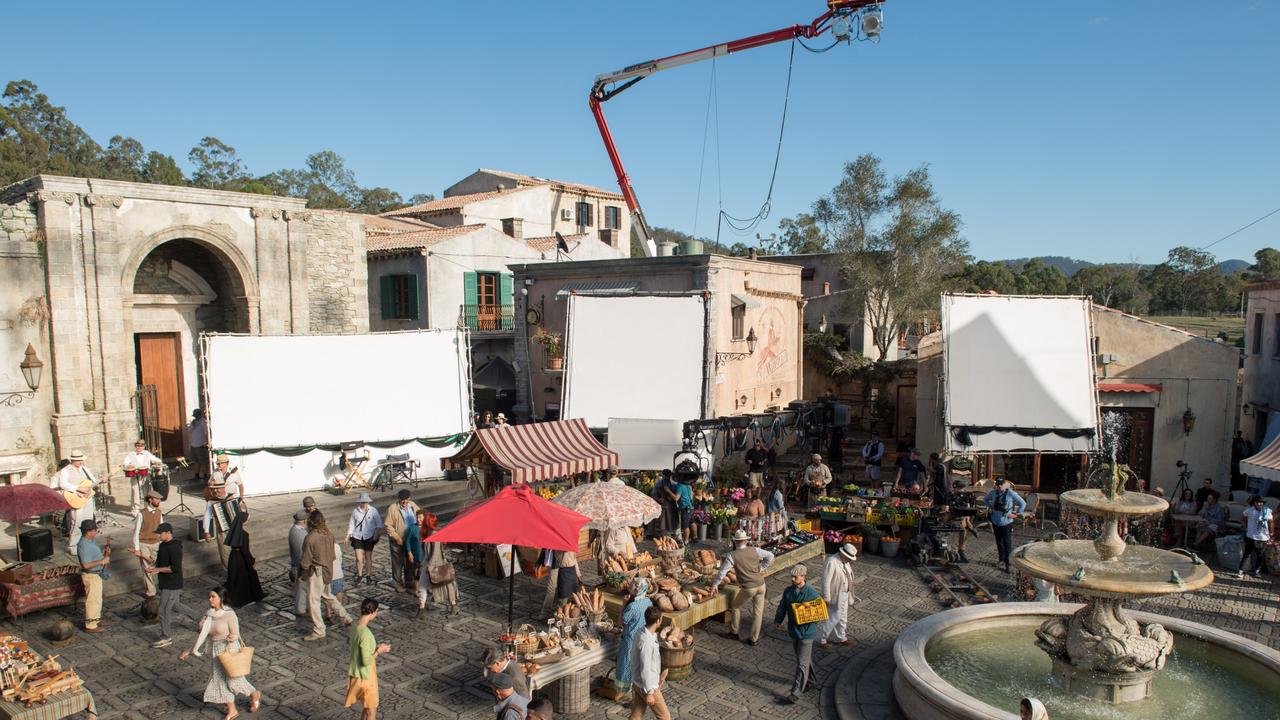 Village Roadshow Studios, Gold Coast on set of Aquaman. Picture: Jasin Boland