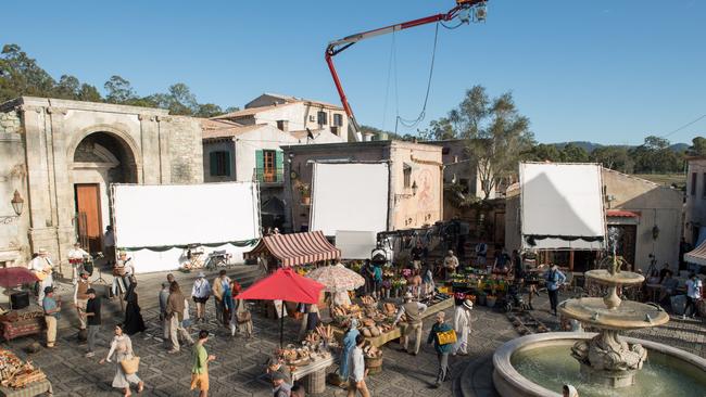 Village Roadshow Studios, Gold Coast on set of Aquaman. Picture: Jasin Boland