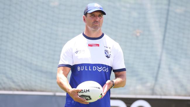 Coach Trent Barrett is chasing his first win with the Bulldogs. Picture: Bulldogs Digital