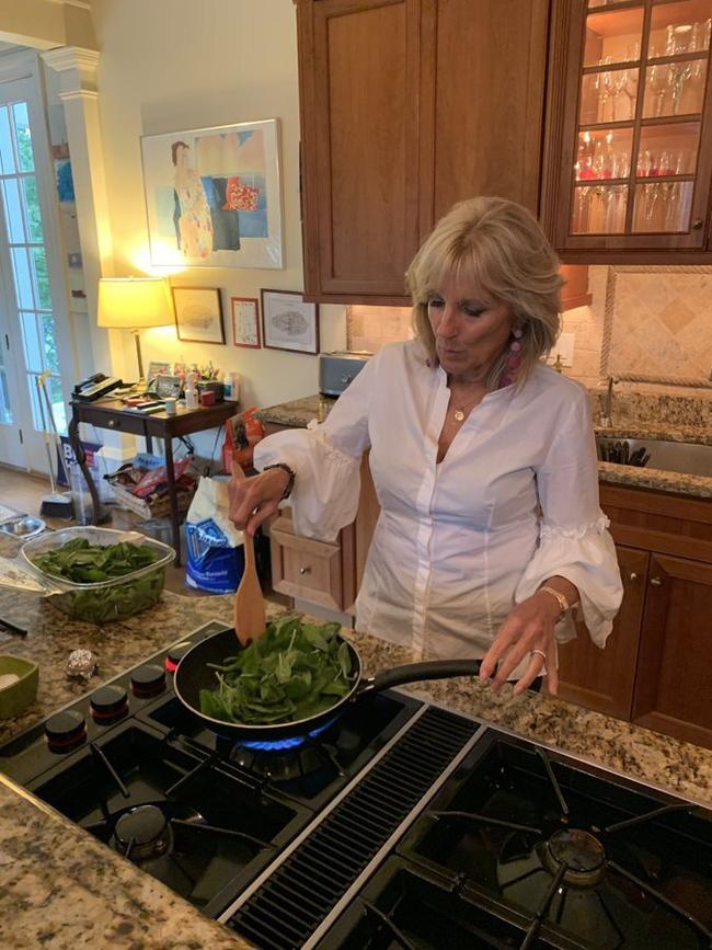 Dr. Jill Biden wife of President Joe Biden, posted a photo of herself cooking using a gas stove on Twitter. Her husband had to shut down a proposed ban on gas cooktops recently.