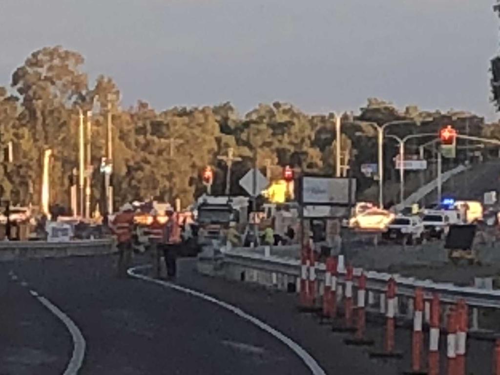 TRAFFIC INCIDENT: The fatal crash at the intersection of Yaamba Rd and Yeppoon Rd which killed Kristine Anderson forced traffic to be diverted through the Parkhurst Industrial estate.