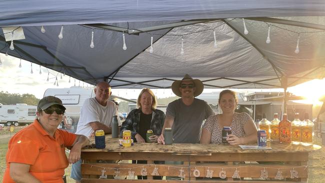 The Linga Longa Bar made up of Anita Curley, Brett Tyson, Sean McGuire, Robyn Brown, Kay Wright. Picture: Christine Schindler