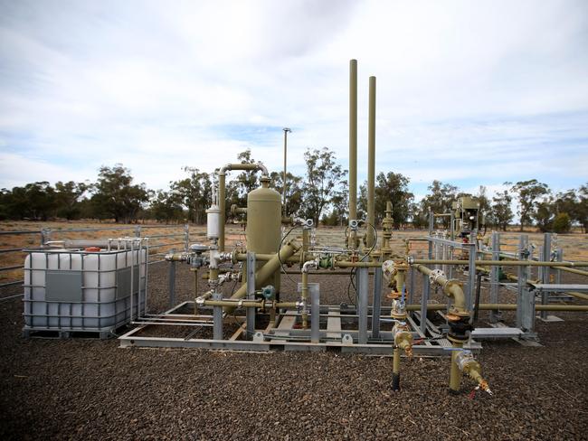 DAILY TELEGRAPH. Santos Narrabri Gas project. Gas well.  Pic Nathan Edwards.