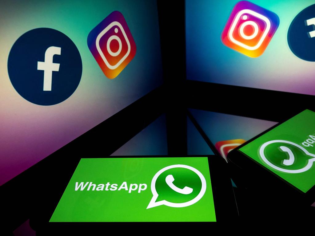 Facebook, Instagram and WhatsApp are all the same company. Picture: Lionel Bonaventure / AFP