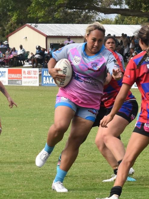 Open women's grand final between Kulpiyam and Coastal Neurs at the Mackay Indigenous Rugby League Carnival. Picture: Mitch Bourke.