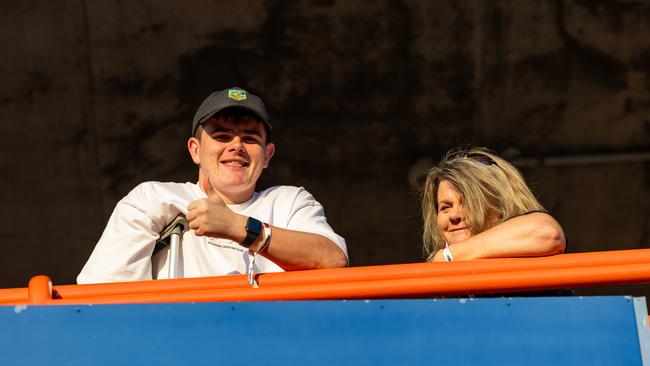 Fans at the Gold Coast Suns v Western Bulldogs 2025 AFL match at TIO Stadium. Picture: Pema Tamang Pakhrin
