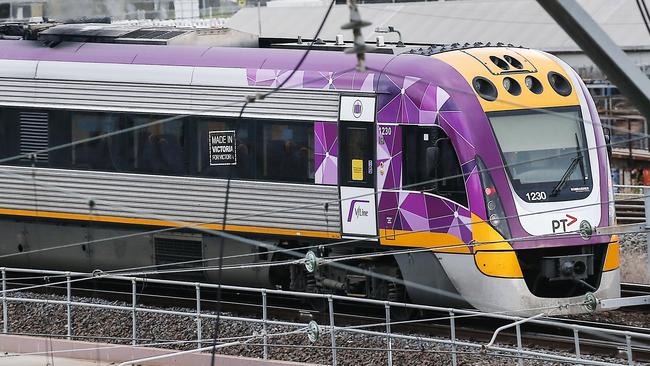 V/Line trains across the state have been affected. Picture: NCA NewsWire / Ian Currie