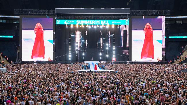 And the crowd in London went wild. Picture: Jonathan Hordle/Shutterstock for Global