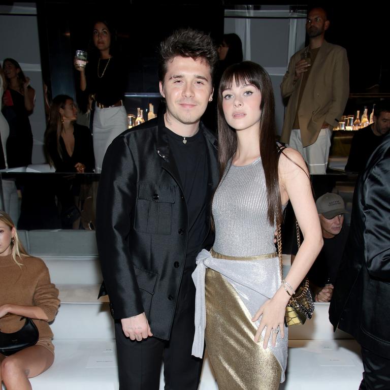 Brooklyn Beckham and Nicola Peltz. (Photo by Dimitrios Kambouris/Getty Images for NYFW: The Shows )