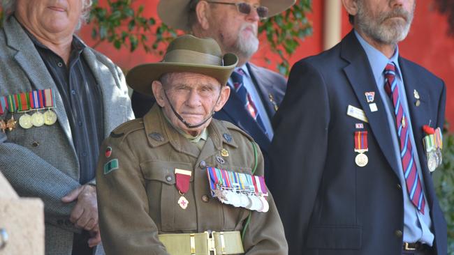 Second World War veteran Henry Maris. Anzac Day 2015.