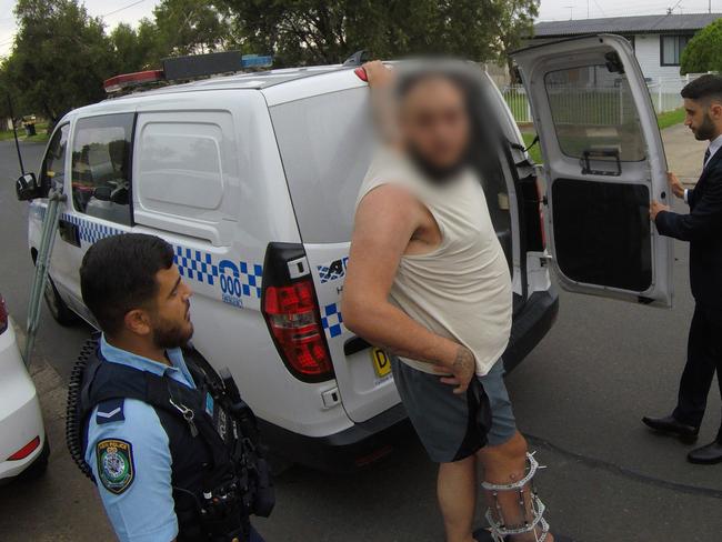 Strike Force Tromperie was established to investigate an international criminal syndicate hailing from Lebanon. The squad arrested two men on Thursday morning. Picture: NSW Police