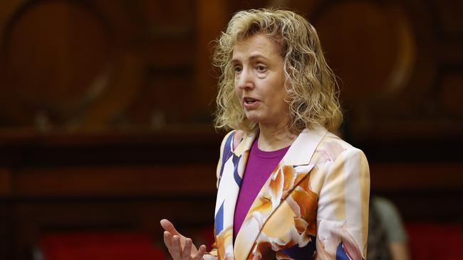 Independent MLC, Ruth Forrest talks during the Voluntary Assisted Dying Bill debate in the Legislative Council. Picture: Zak Simmonds