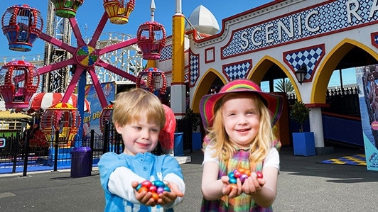 The 2023 Easter egg hunt at Luna Park will see about 30,000 eggs hidden in one of Melbourne's most iconic locations. Picture: Supplied