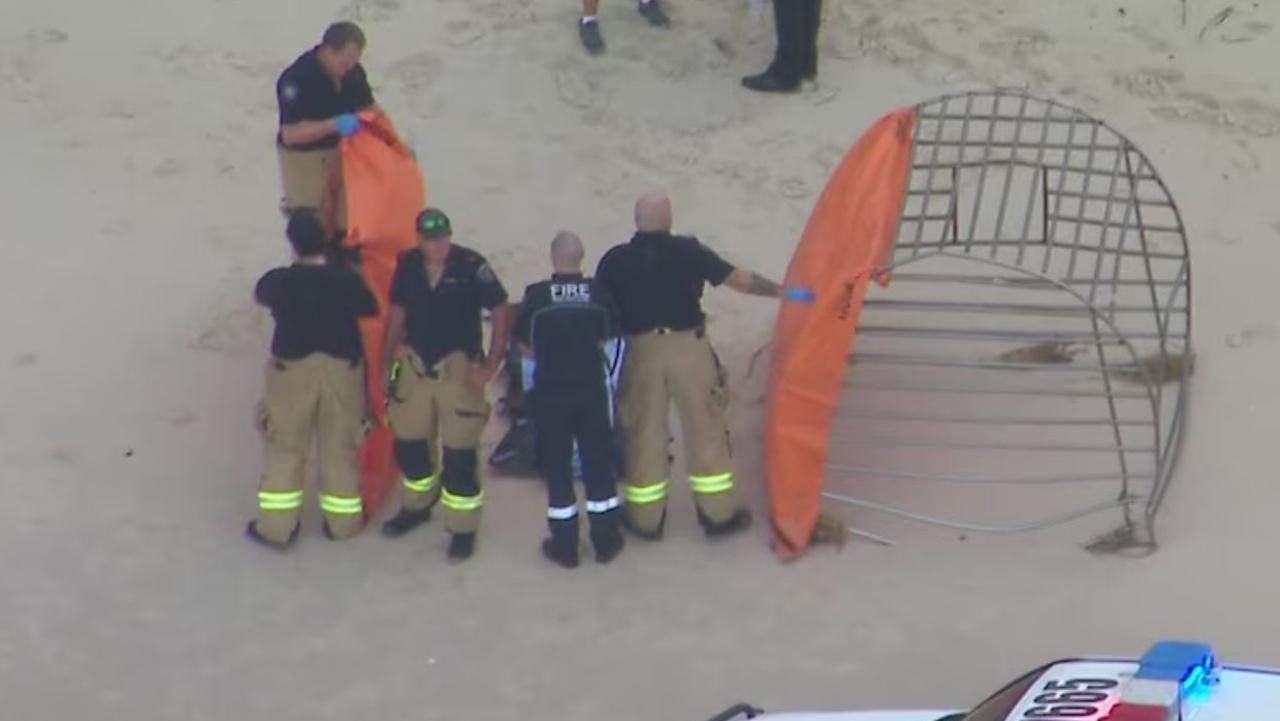 A teenage girl has died after she was attacked by a shark on Bribie Island. Picture: ABC News