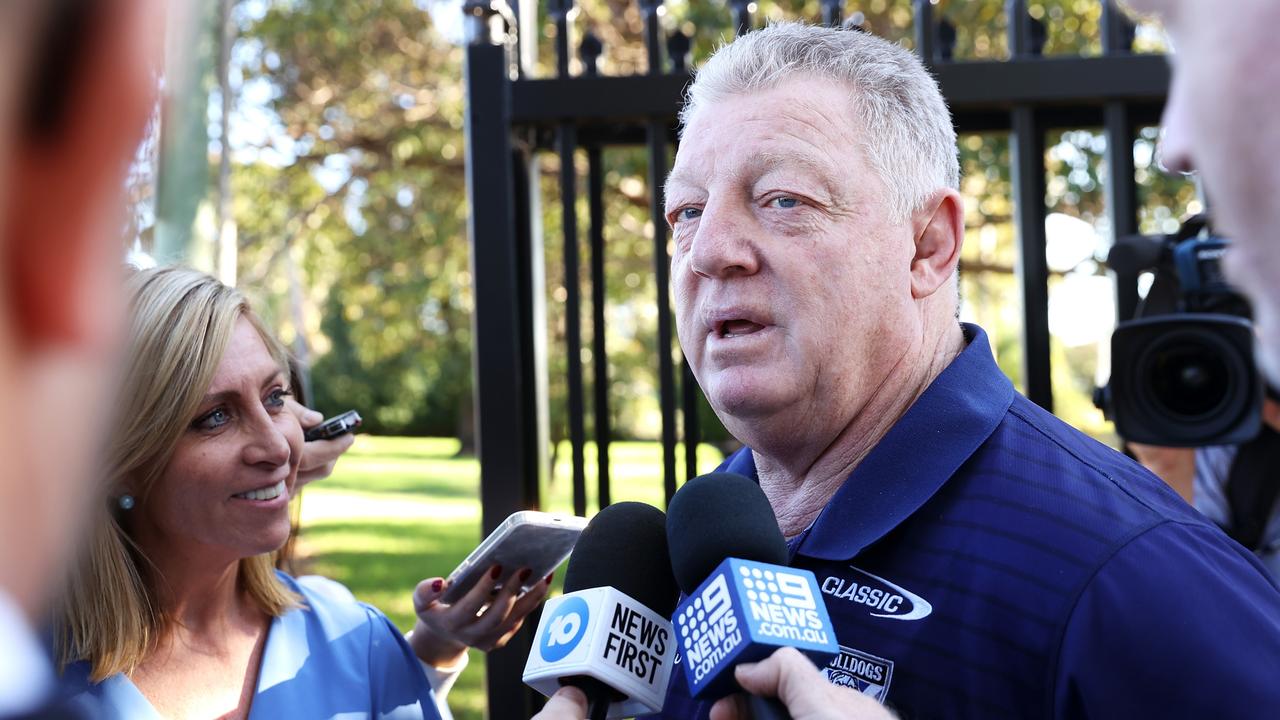 Canterbury Bulldogs NRL General Manager of Football Phil Gould must name a new coach soon (Photo by Mark Kolbe/Getty Images)