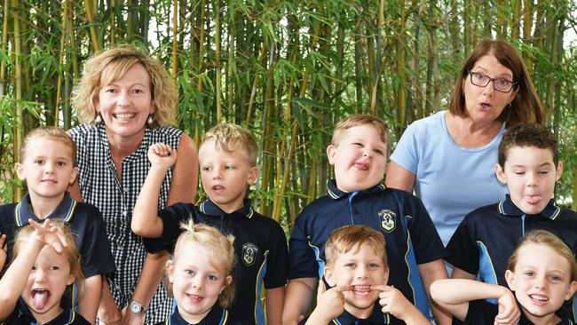 MY FIRST YEAR: Funny Faces. St Patrick's Catholic Preps. Picture: Patrick Woods.