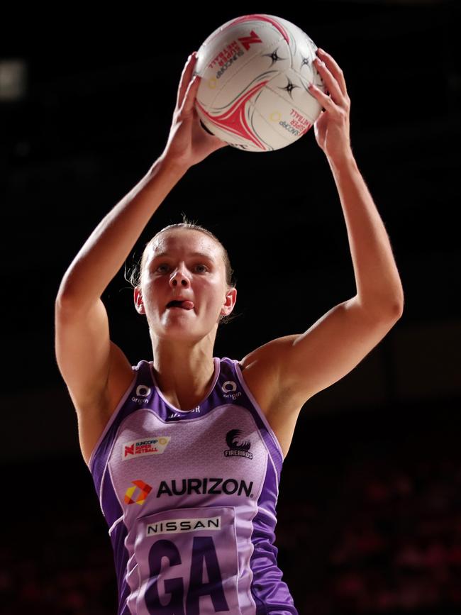 Tippah Dwan in action for the Firebirds during the round one clash with Adelaide. Picture: Getty Images