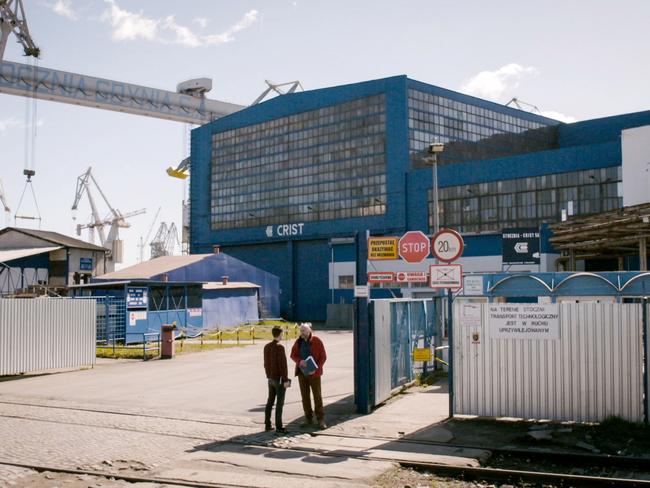 One of the shipyards allegedly involved using North Korean workers. Picture: Courtesy of Vice.com