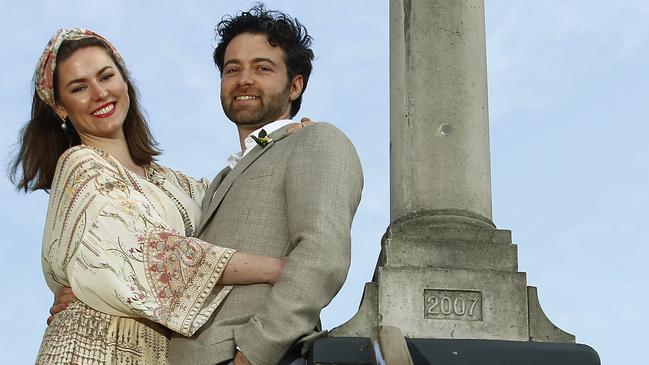 Soprano Eleanor Lyons and her husband conductor Vladimir Fanshil. Picture: John Appleyard